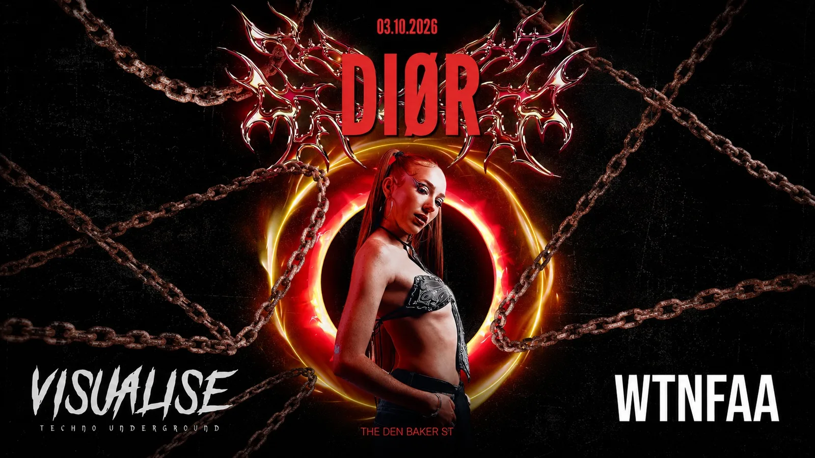 DIØR MIDDLESBROUGH WTNFAA X VISUALISE TECHNO at The Den