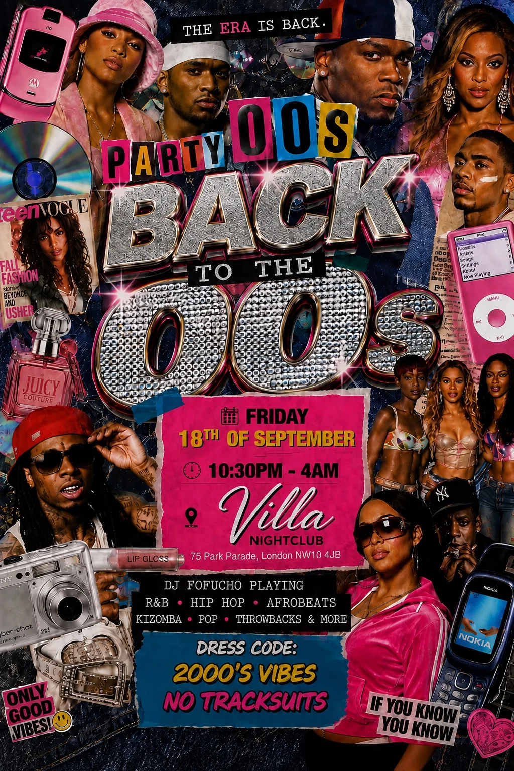 GrinderzEvents presents “BACK TO THE 00’S” at Villa Nightclub