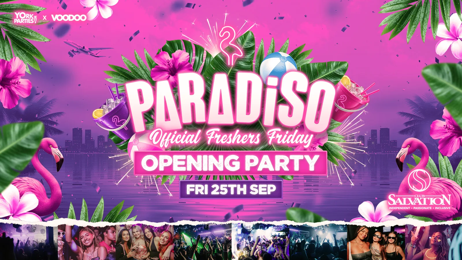 PARADISO FRIDAYS Official York Freshers Friday 2026 at Club Salvation