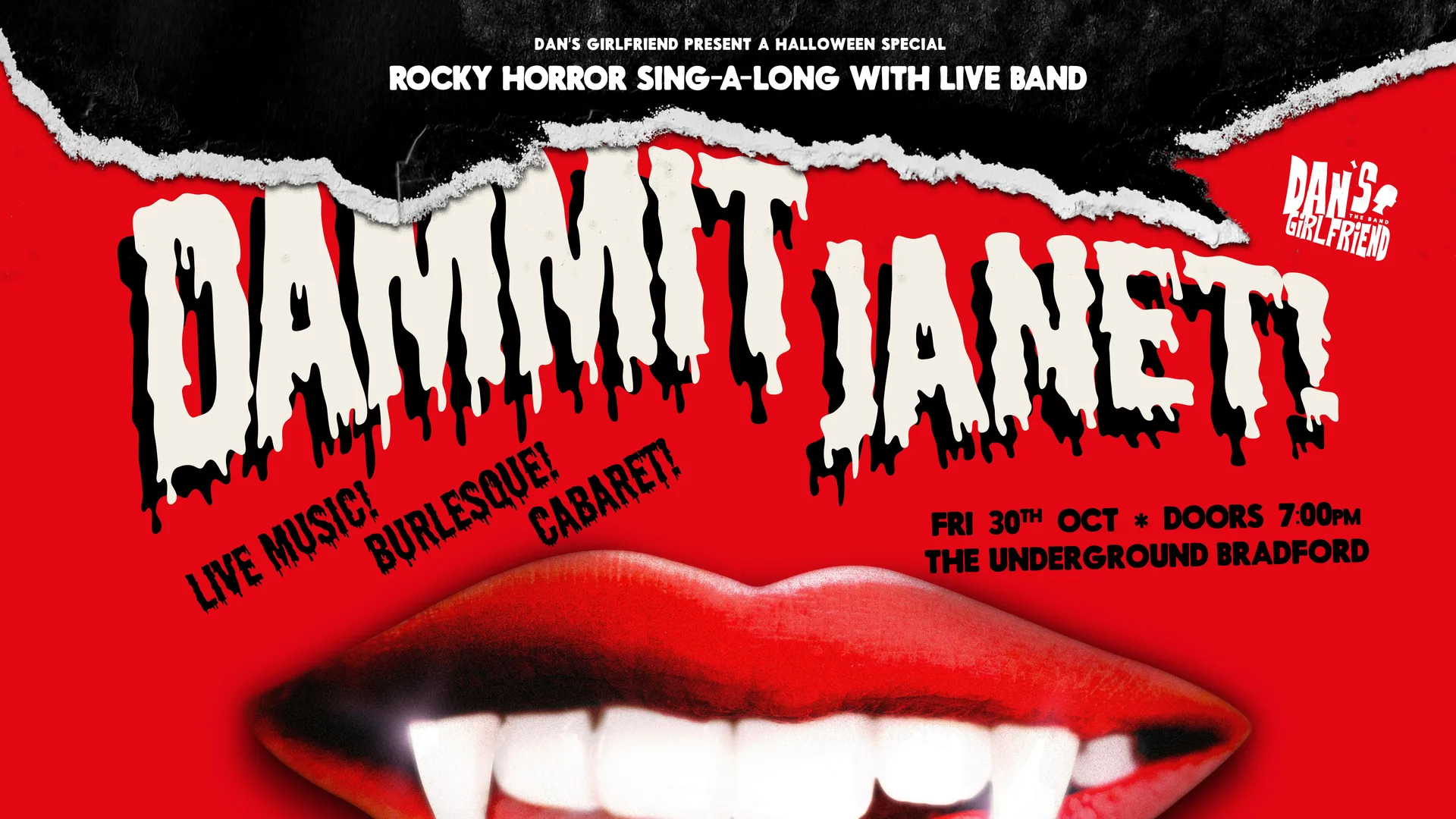 DAMMIT JANET! Rocky Horror Punk Sing-Along With Live Band