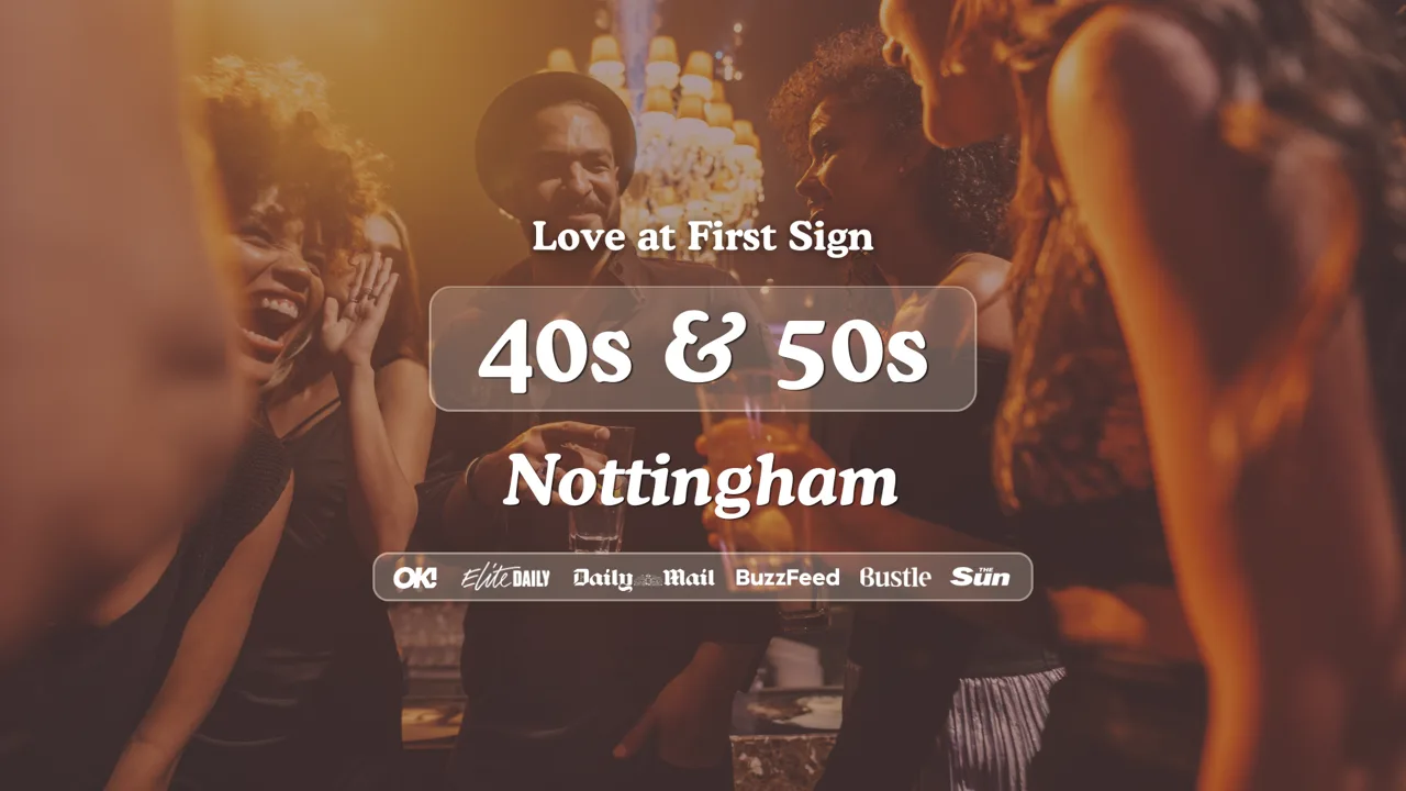 40s & 50s Singles Night at Be at One Nottingham | Love at First Sign