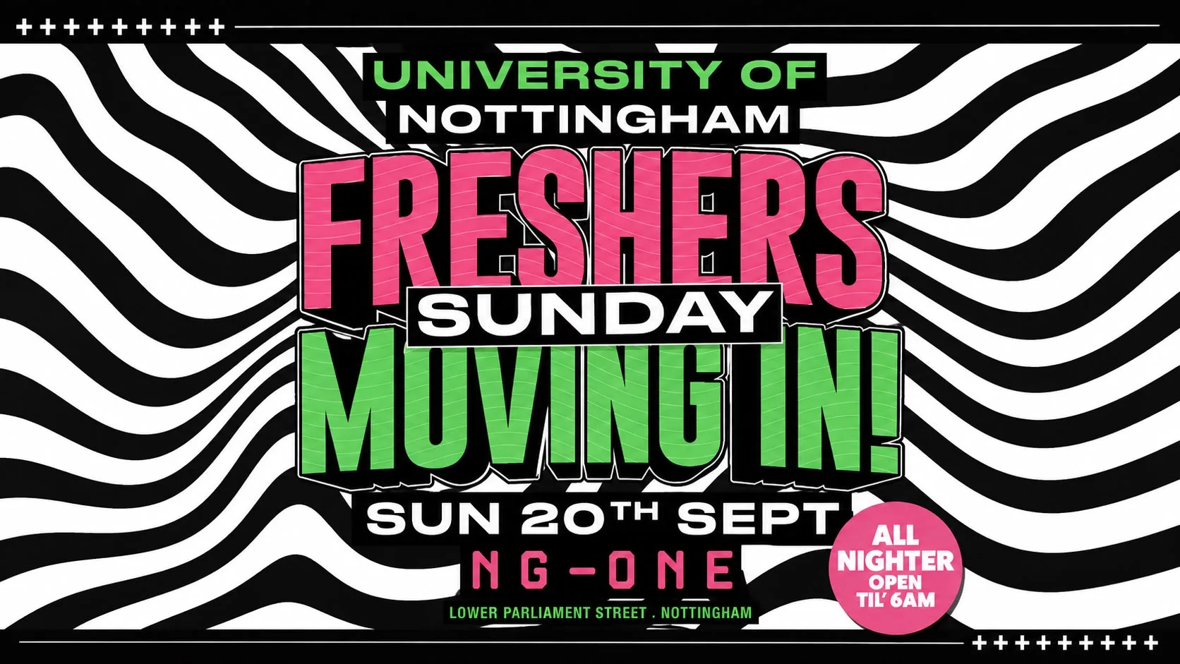 🎠🎢 UON Freshers vs Returners Sunday Moving In Party 🤹🎡 ALL-NIGHTER TILL 6AM At NG ONE- Sunday 20th September