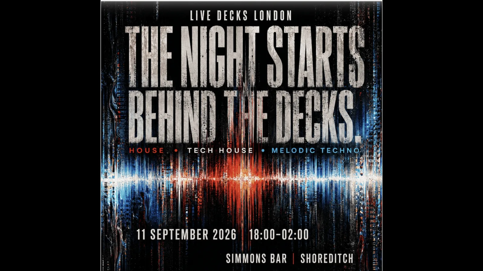 LiveDecks London Presents Afro House , Latin House & Melodic Techno