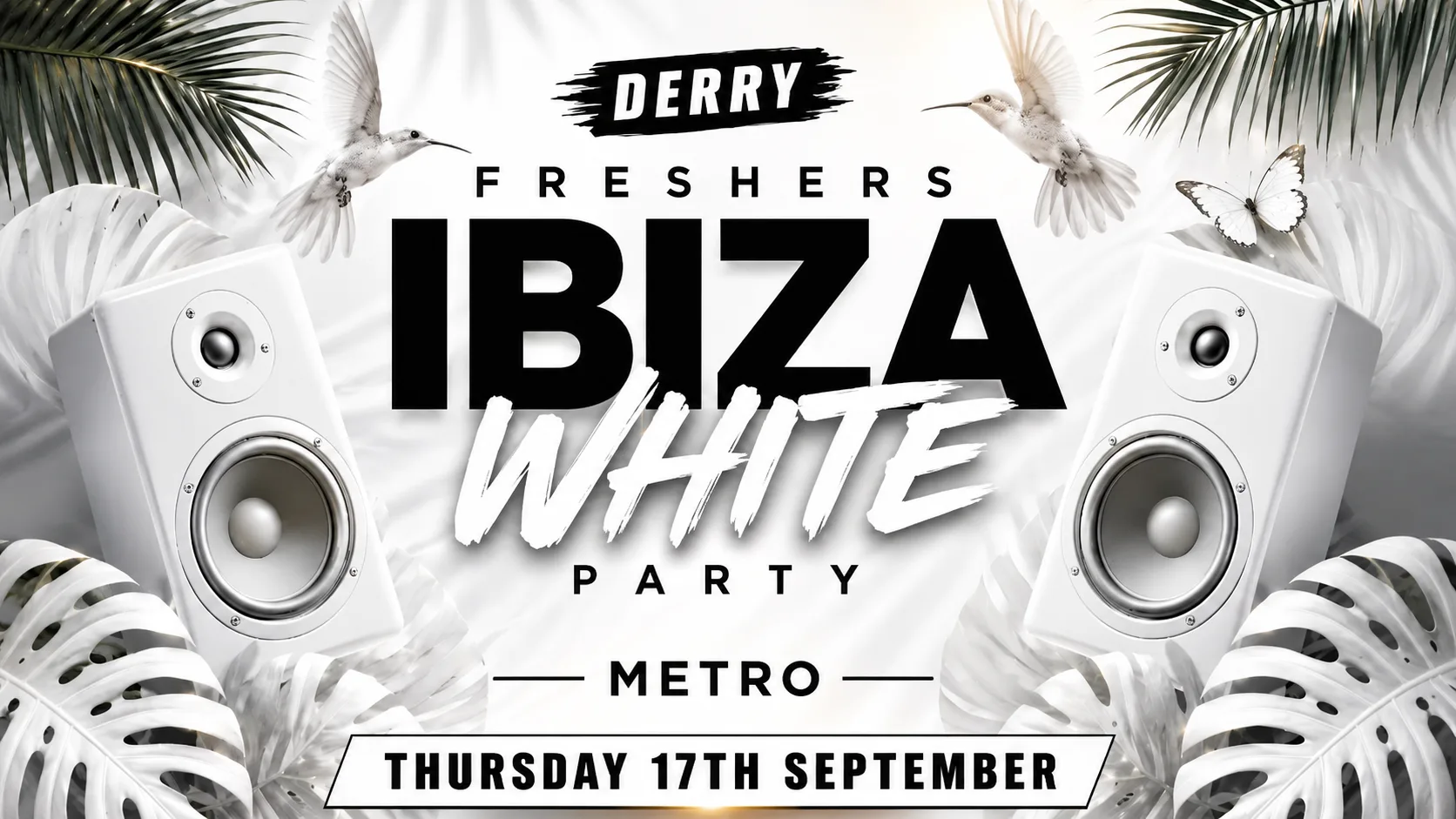 Derry Ibiza White Party for 2nd/3rd years