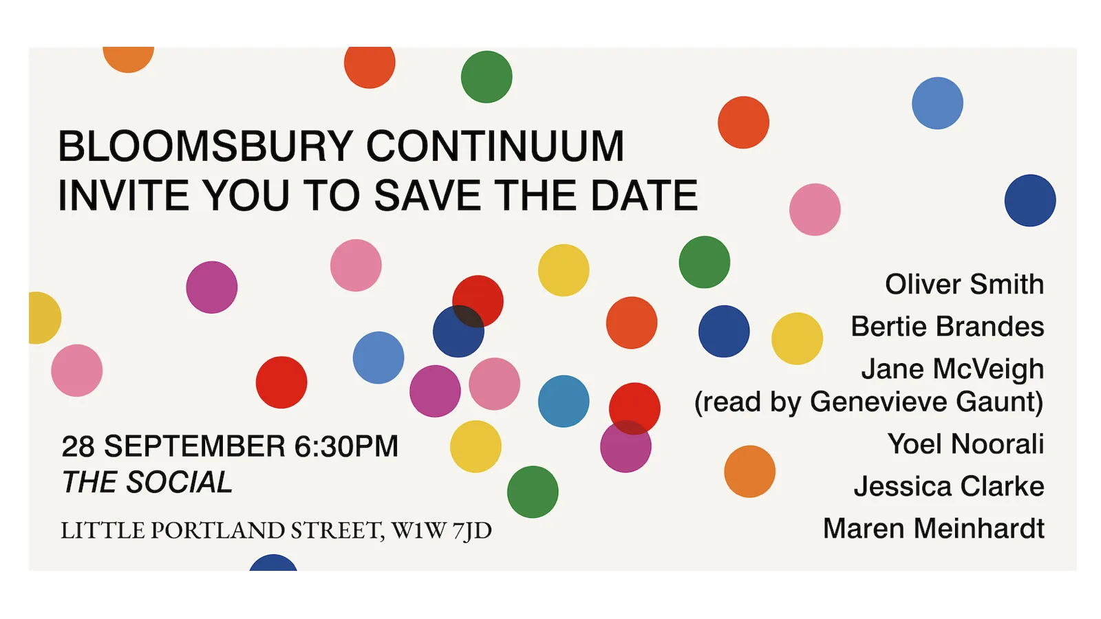 Bloomsbury Continuum Party
