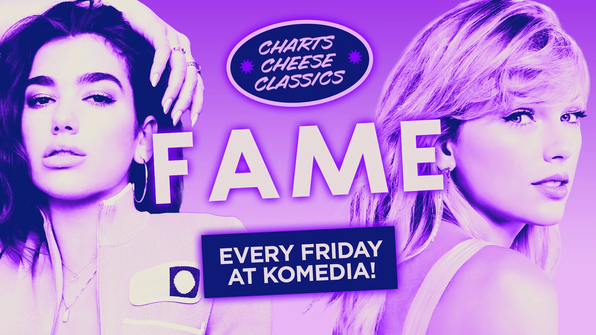FAME // CHARTS, CHEESE & CLASSICS // 400 SPACES ON THE DOOR!