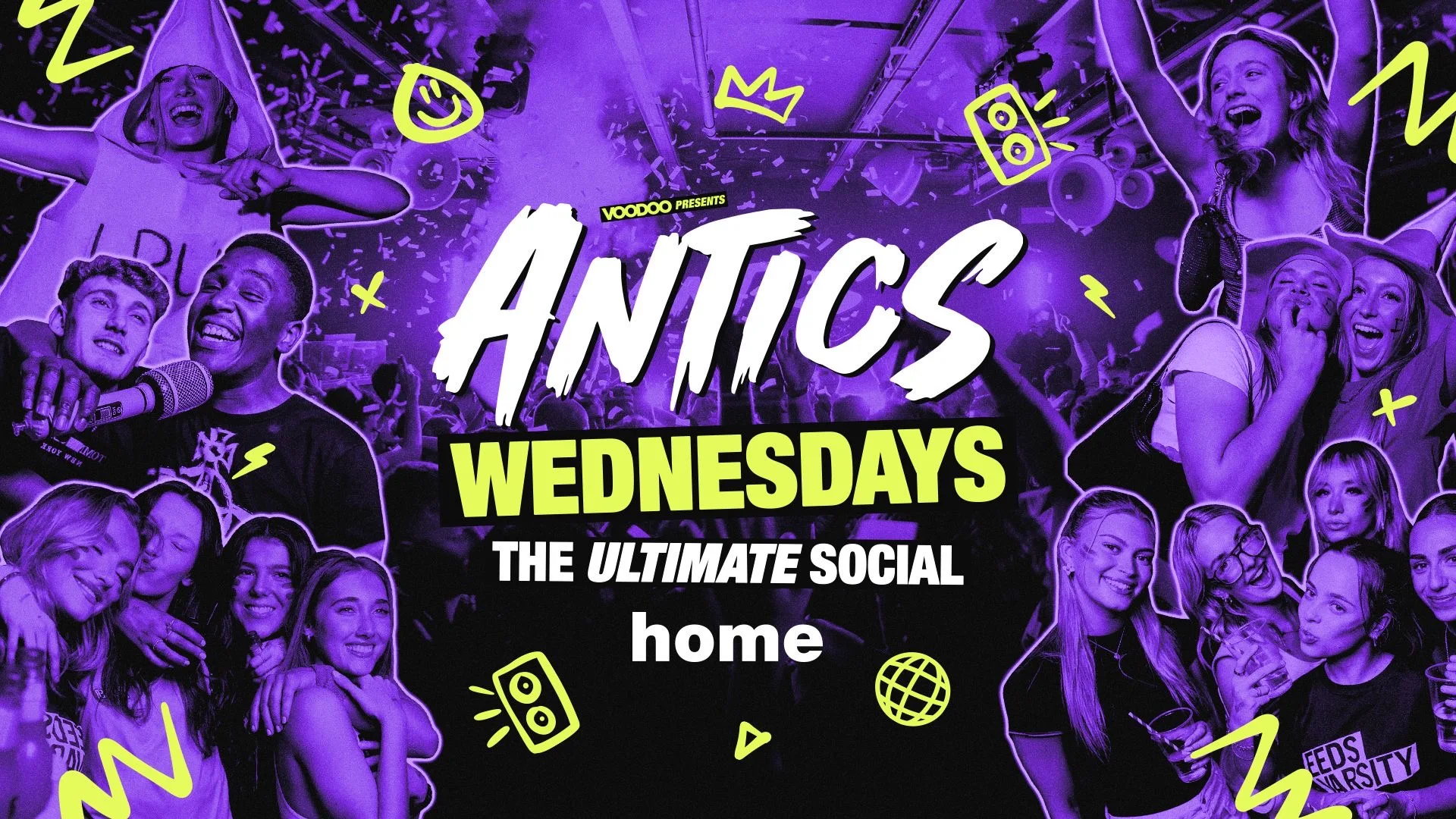 Freshers Antics Wednesdays! @ HOME - Wednesday 23rd September