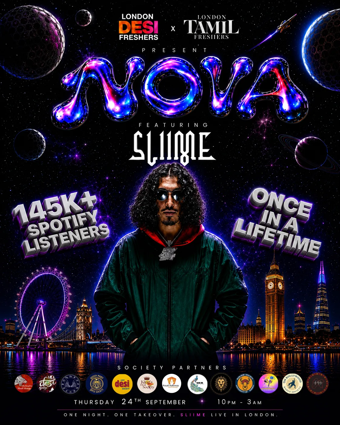NOVA: London Freshers 2026 ft. Sliime