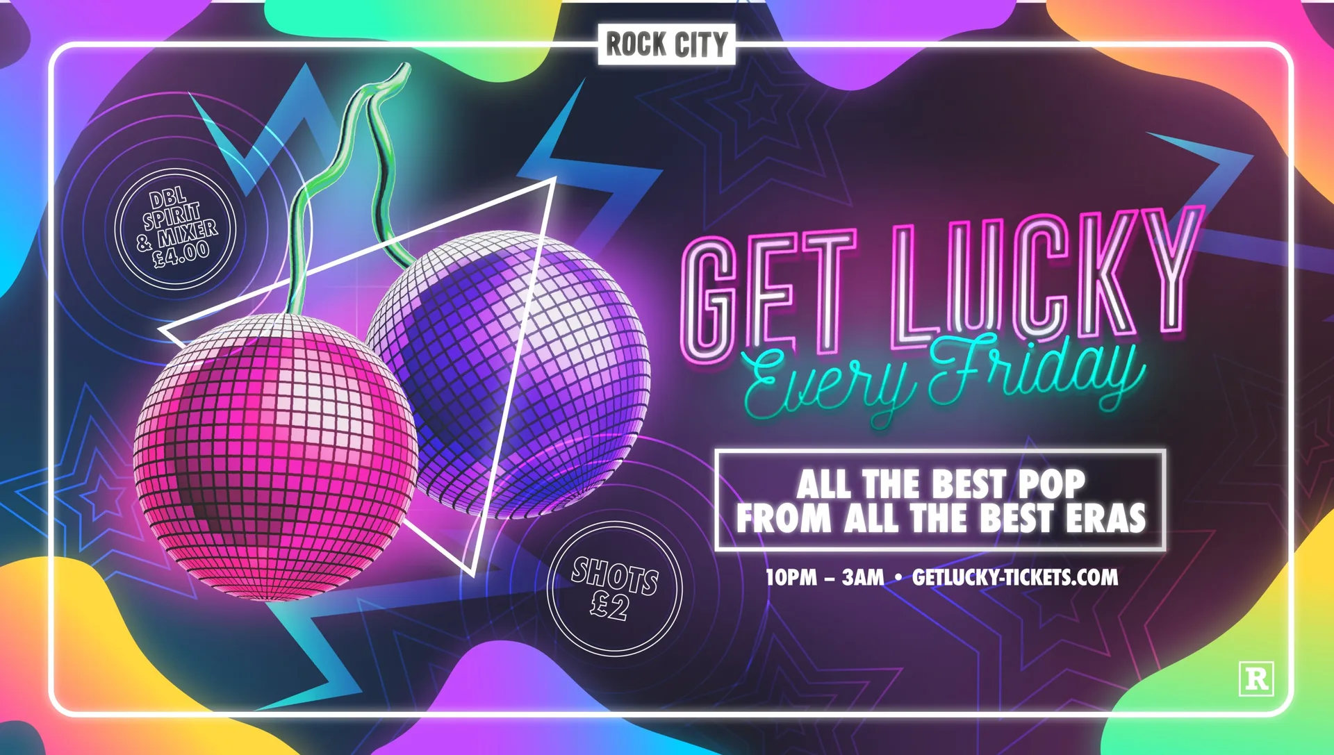 Get Lucky - Nottingham's Biggest Friday Night - 18/09/26 at Rock City