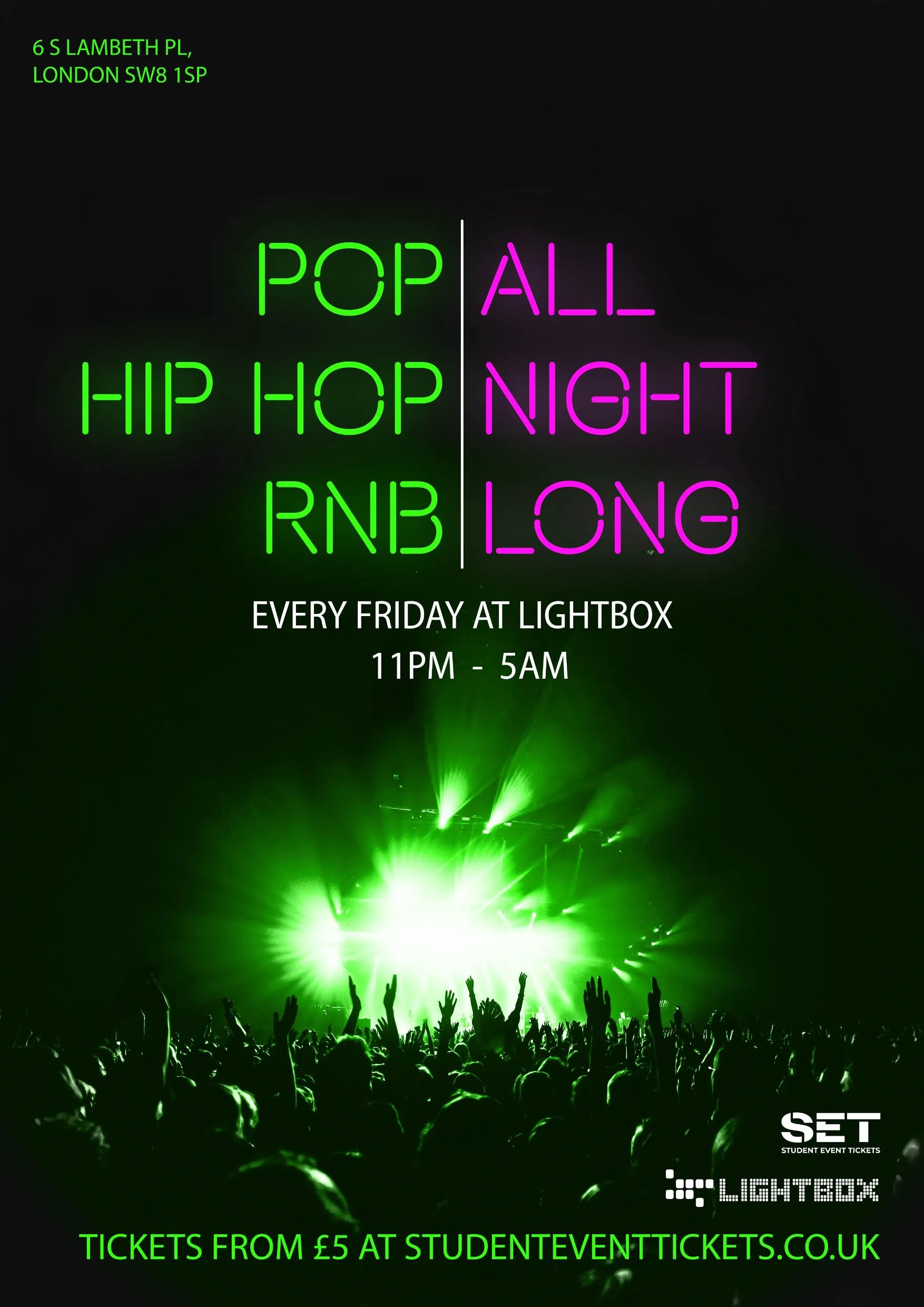 ALL NIGHT LONG @ LIGHTBOX FRIDAY 11TH SEPTEMBER at Lightbox
