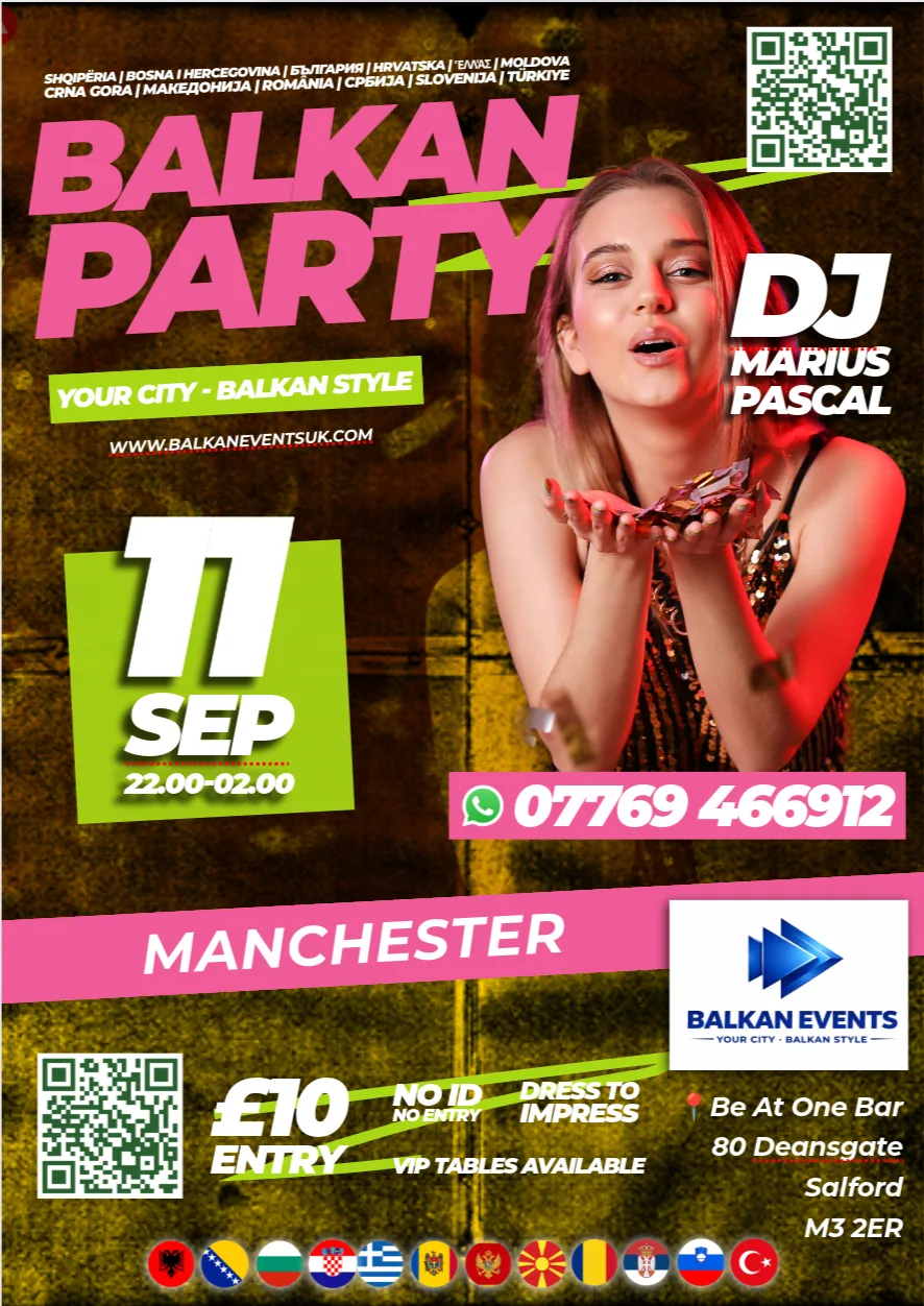 BALKAN Party MANCHESTER - Back to Party at Be At One - Manchester