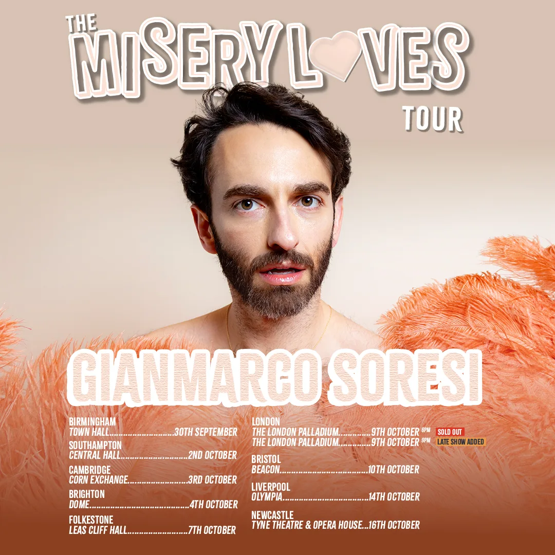 Gianmarco Soresi: The Misery Loves Tour at Centralhall Southampton
