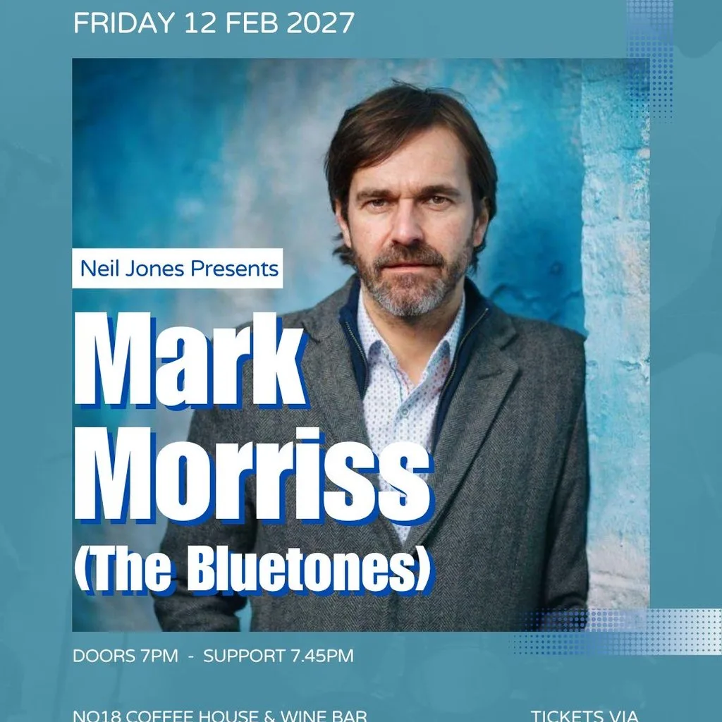 Mark Morriss (The Bluetones) at No18 Coffee House Lichfield Street Tamworth