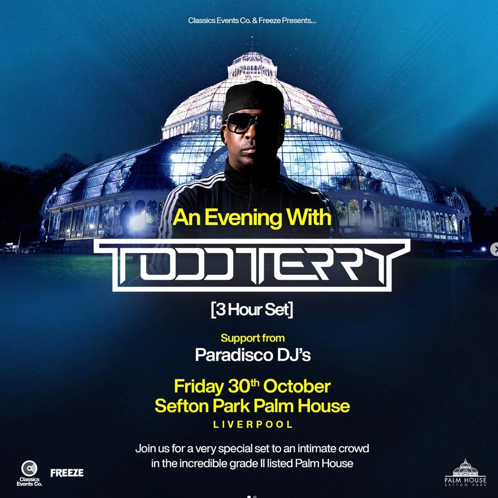 Palm house afterparty featuring Todd Terry & Paradisco at Freeze Project // Todd Terry's Place
