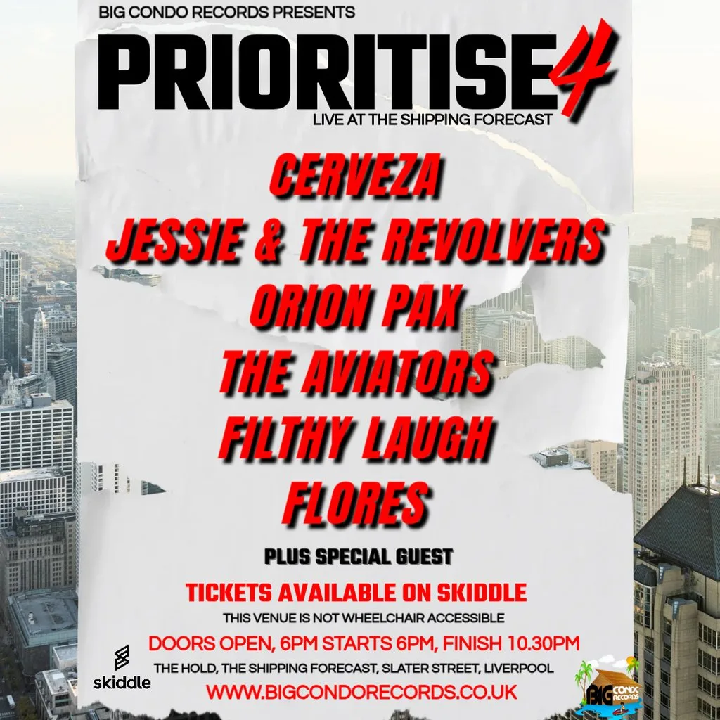 Big Condo Records Presents Prioritise 4 at The Hold The Shipping Forecast