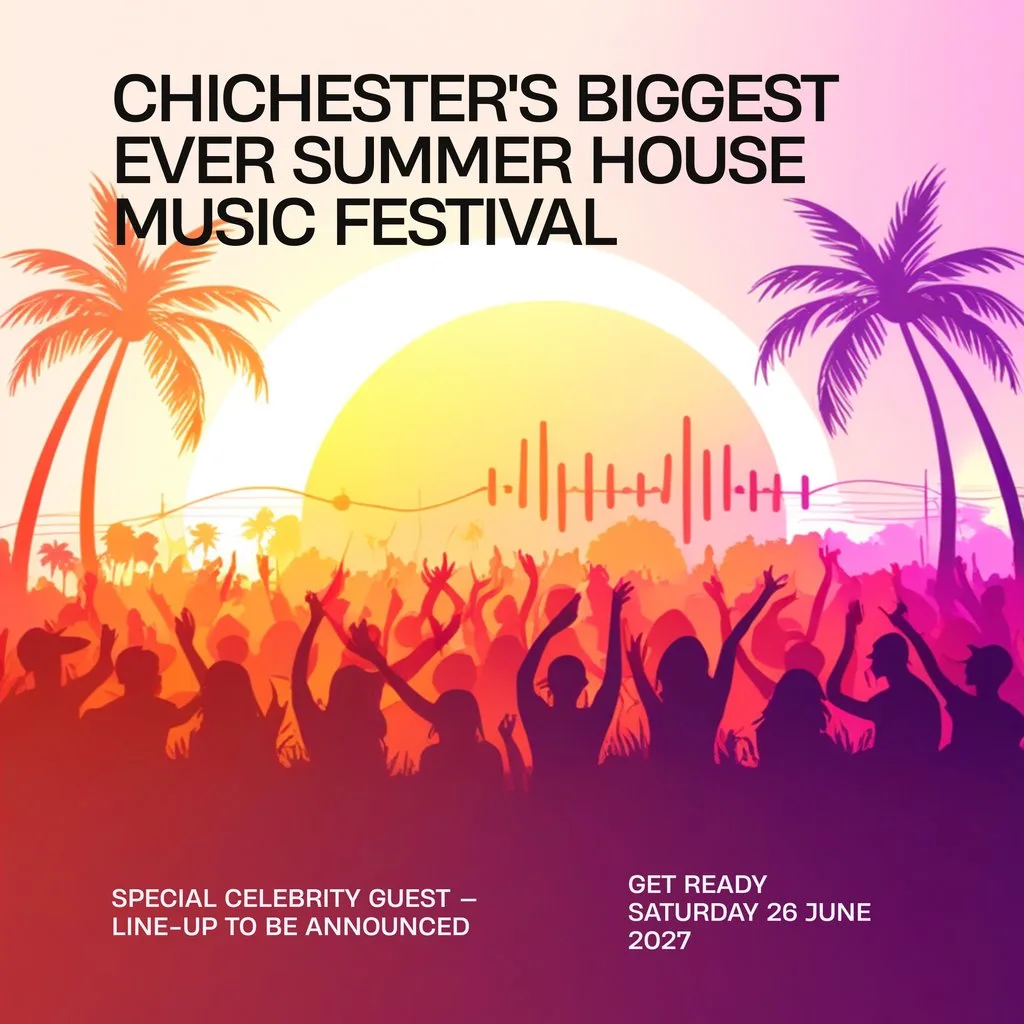 Chichester's Biggest Ever Summer House Music Festival