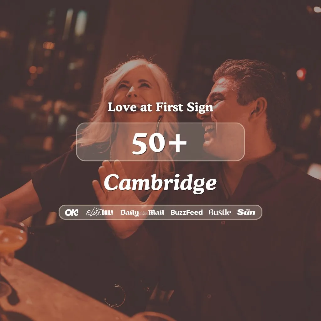 50+ Singles Night at Tivoli Cambridge| Love at First Sign at The Tivoli