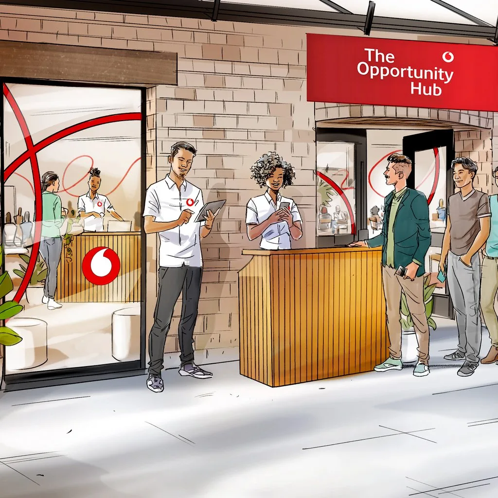 The Opportunity Hub Powered by Vodafone. On The Nation’s Network at The Stables Gallery, 40 Earlham St, London