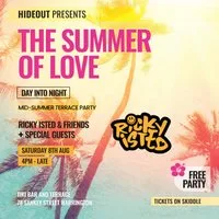 Hideout Presents... The Summer Of Love (Daytime Terrace Party) at The Hideout Warrington