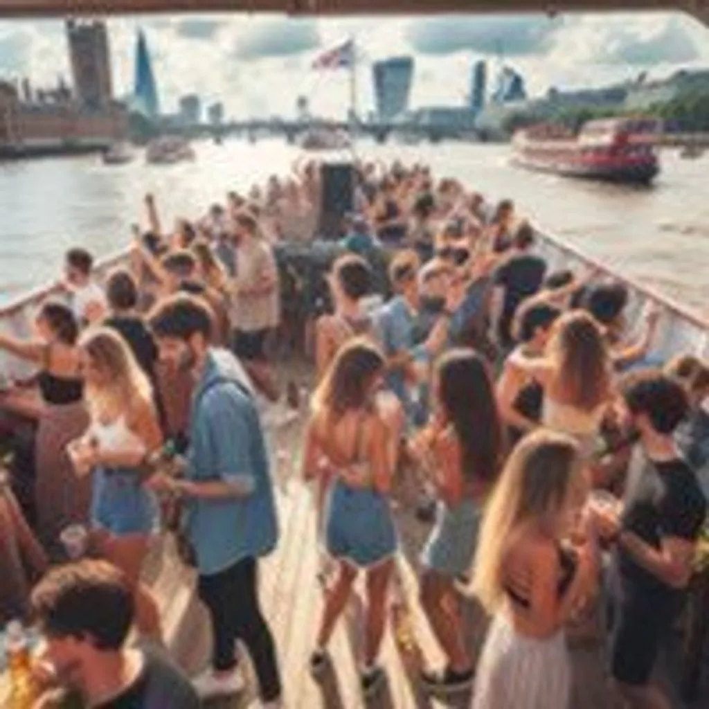 Party Party London boat party + free after party £5 flash sale at Crown Pier