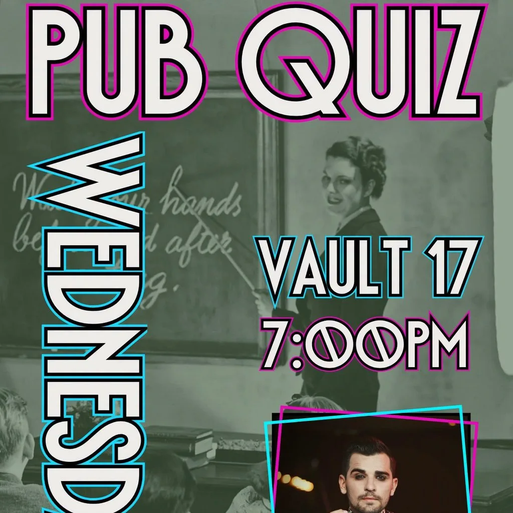 Pub Quiz - Every Wednesday at Vault 17
