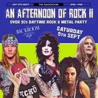 An Afternoon of Rock: LEEDS (Over 30s Rock/Metal) 3pm-7pm at The Backroom Leeds
