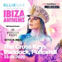 Pulloxhill Events 2026 - Ellie Sax Presents Ibiza Anthems Live at The Cross Keys Paddock