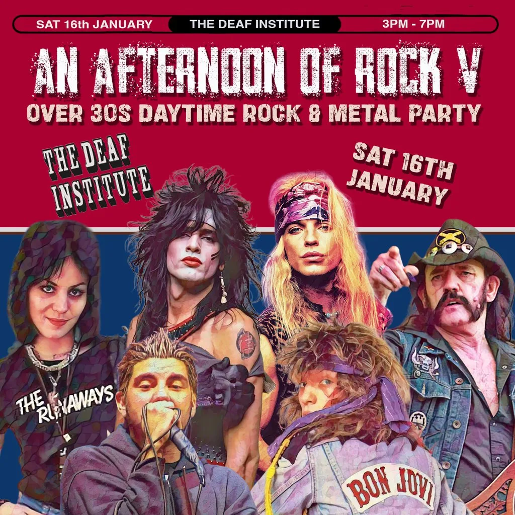An Afternoon of Rock: MANCHESTER (Over 30s Rock/Metal) 3pm-7pm
