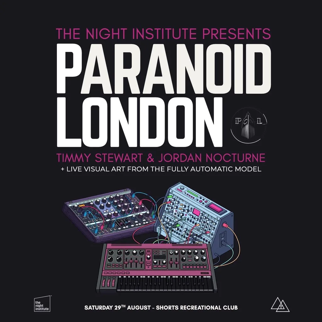 The Night Institute Presents: Paranoid London at Shorts Recreation And 8203 Club