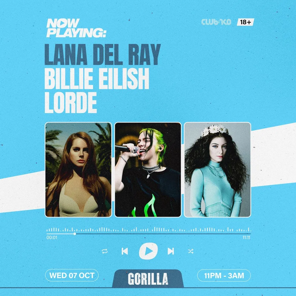 NOW PLAYING: Lana Del Ray, Billie Eilish & Lorde