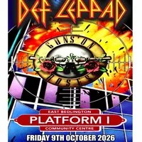 Guns on roses & Def Leppad at East Bedlington Community Centre