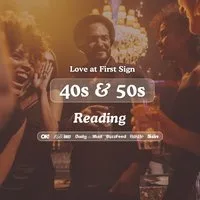40s & 50s Singles Night @ Be At One Reading | Love at First Sign at Be At One, Reading