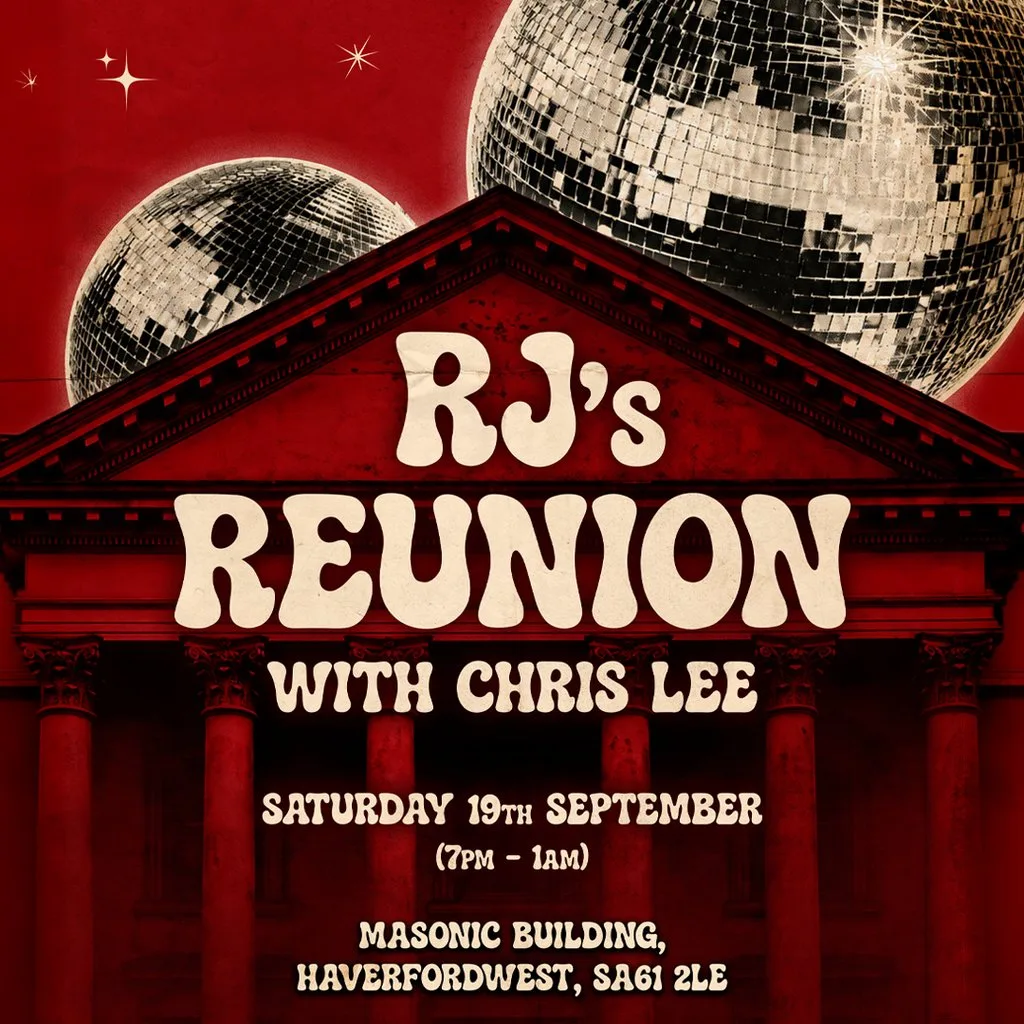 Masonic Series: RJ'S REUNION W/CHRIS LEE at Masonic Building, Haverfordwest