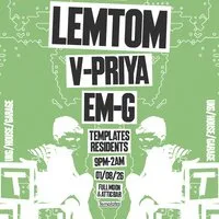 Templates presents: Lemtom at The Full Moon And Attic Bar