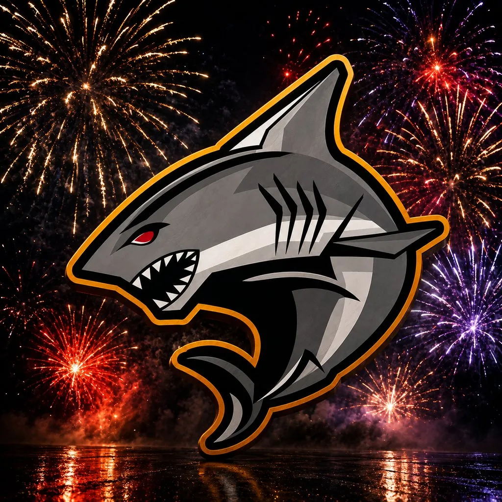 Shaw Cross Shark Firework Display at Shaw Cross Club For Young People