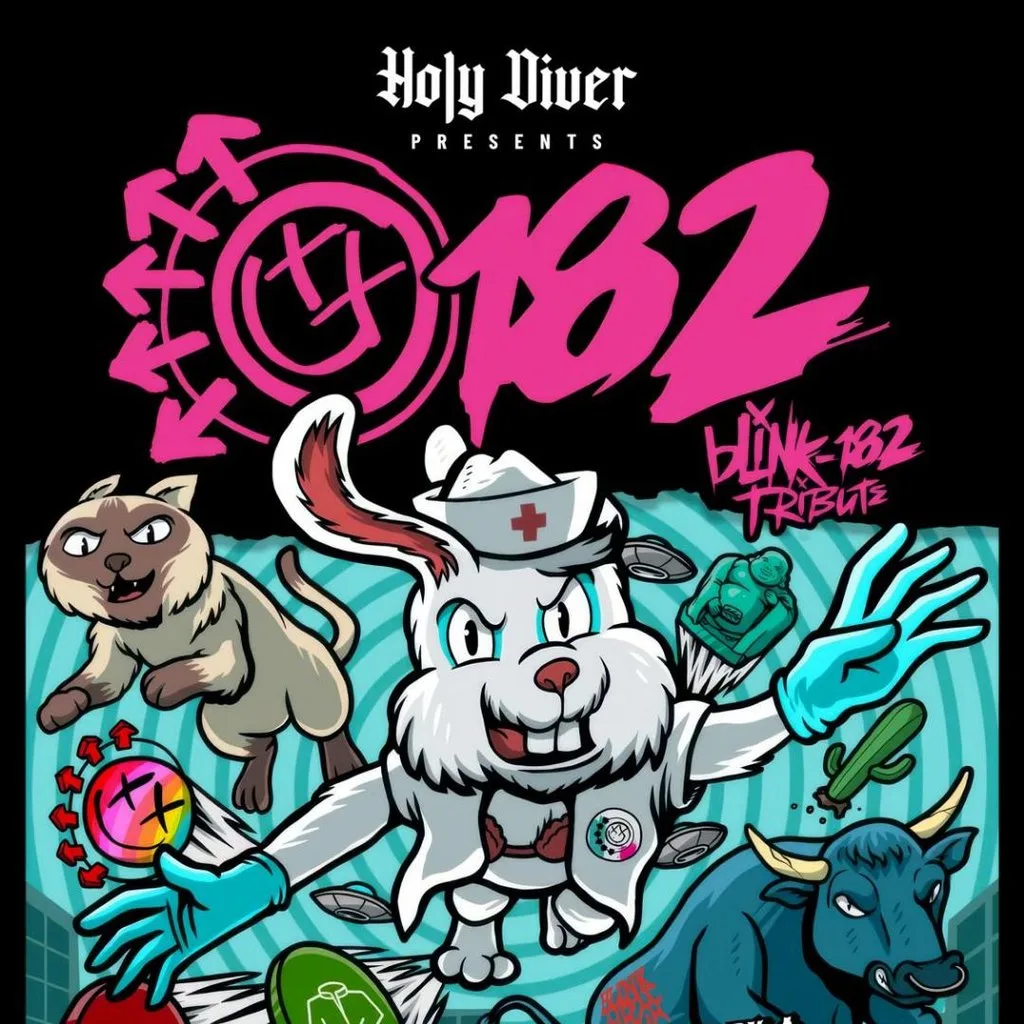 Blink 182 Traffic Light Party + One Eighty Two at Holy Diver