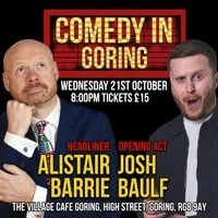 October's Comedy in Goring at Viv's In Goring