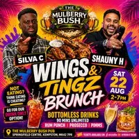 Wingz & Tingz Brunch! Rnb , dancehall, garage and more at The Mulberry Bush Pub