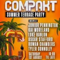 Compakt's Summer Terrace Party at Mr Greens Burnley