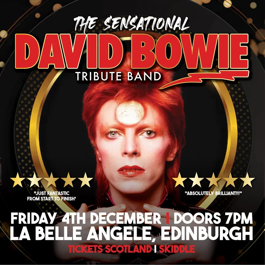 The Sensational David Bowie Tribute Band Christmas Special at La Belle Angele