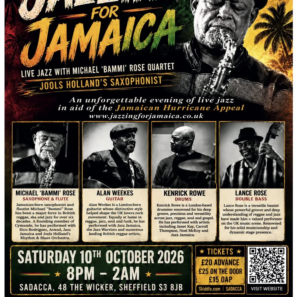 Jazzing For Jamaica at Saddaca