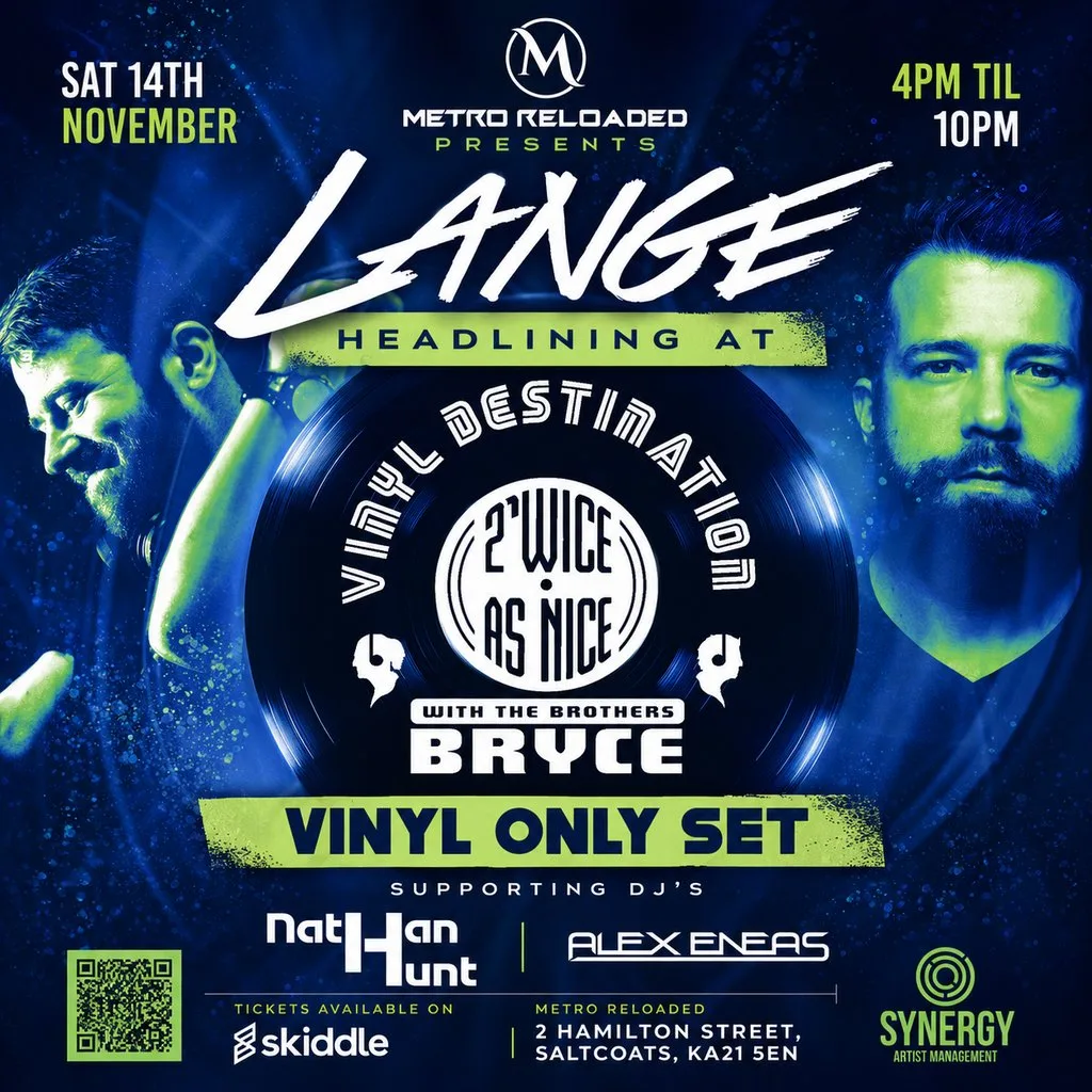 Vinyl Destination - LANGE at Metro Saltcoats