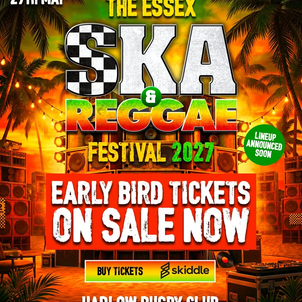 The Essex Ska & Reggae Festival 2027 at Harlow Rugby Club