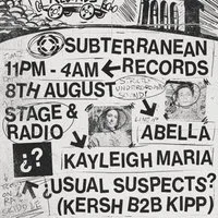 Subterranean Records at Stage And Radio