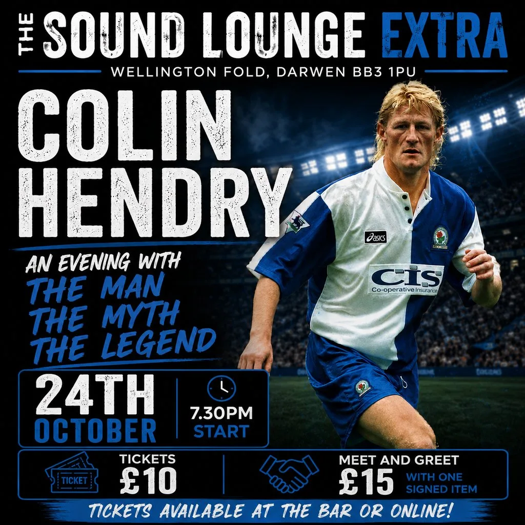 An Evening with Colin Hendry at The Sound Lounge Darwen