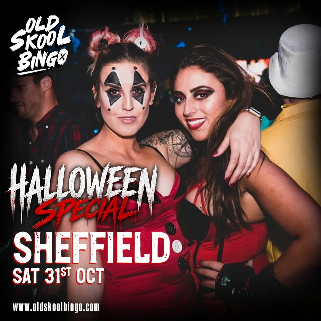 Old Skool Bingo Sat 26th Oct Halloween Sheffield Special at Onyx