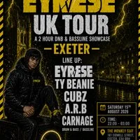 EYRESE UK TOUR 2026: Exeter The Monkey Suit at Monkey Suit - Exeter