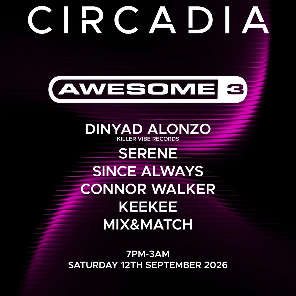 Circadia Presents : Awsome 3 at Chute Bar