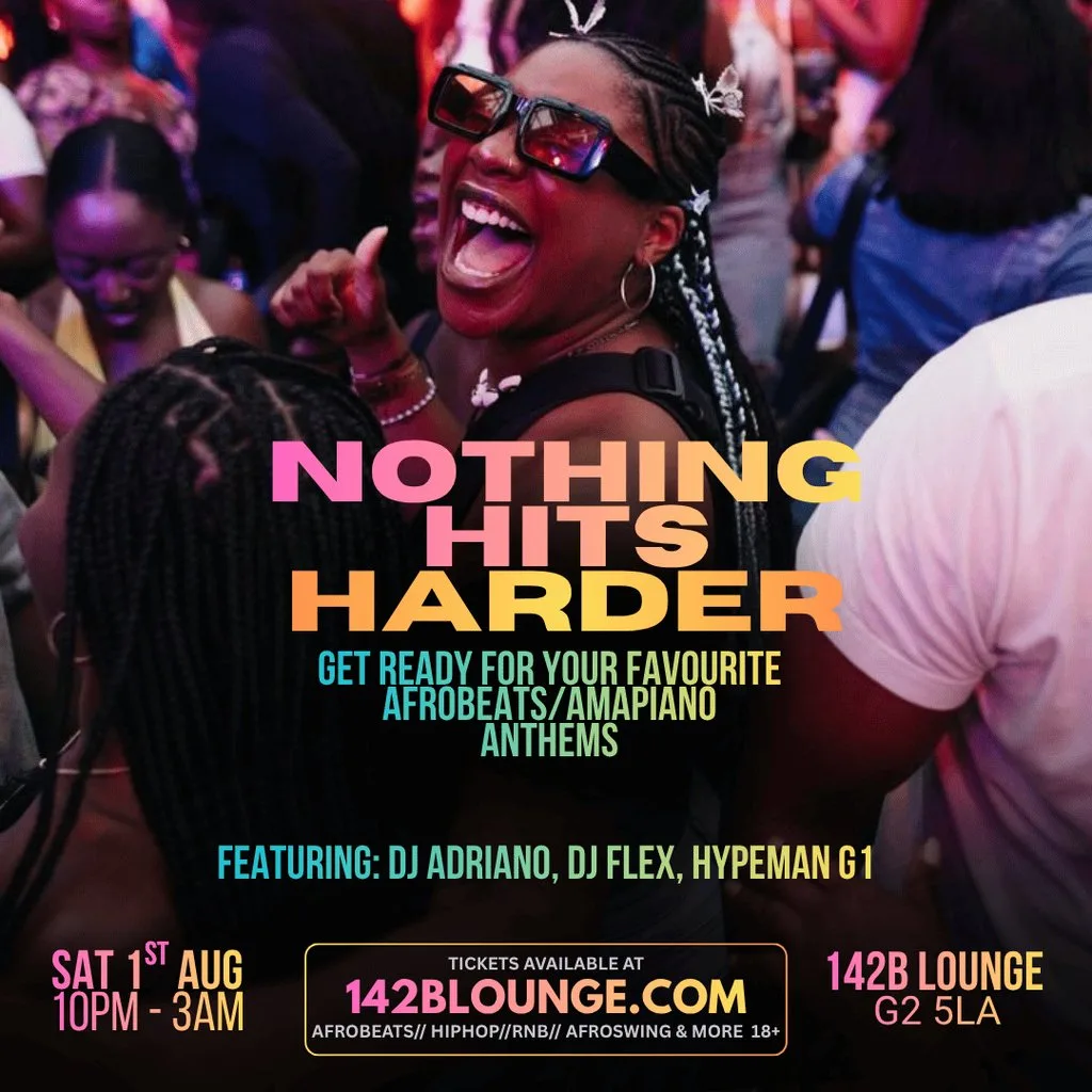 Nothing Hits Harder at 142B Lounge Glasgow