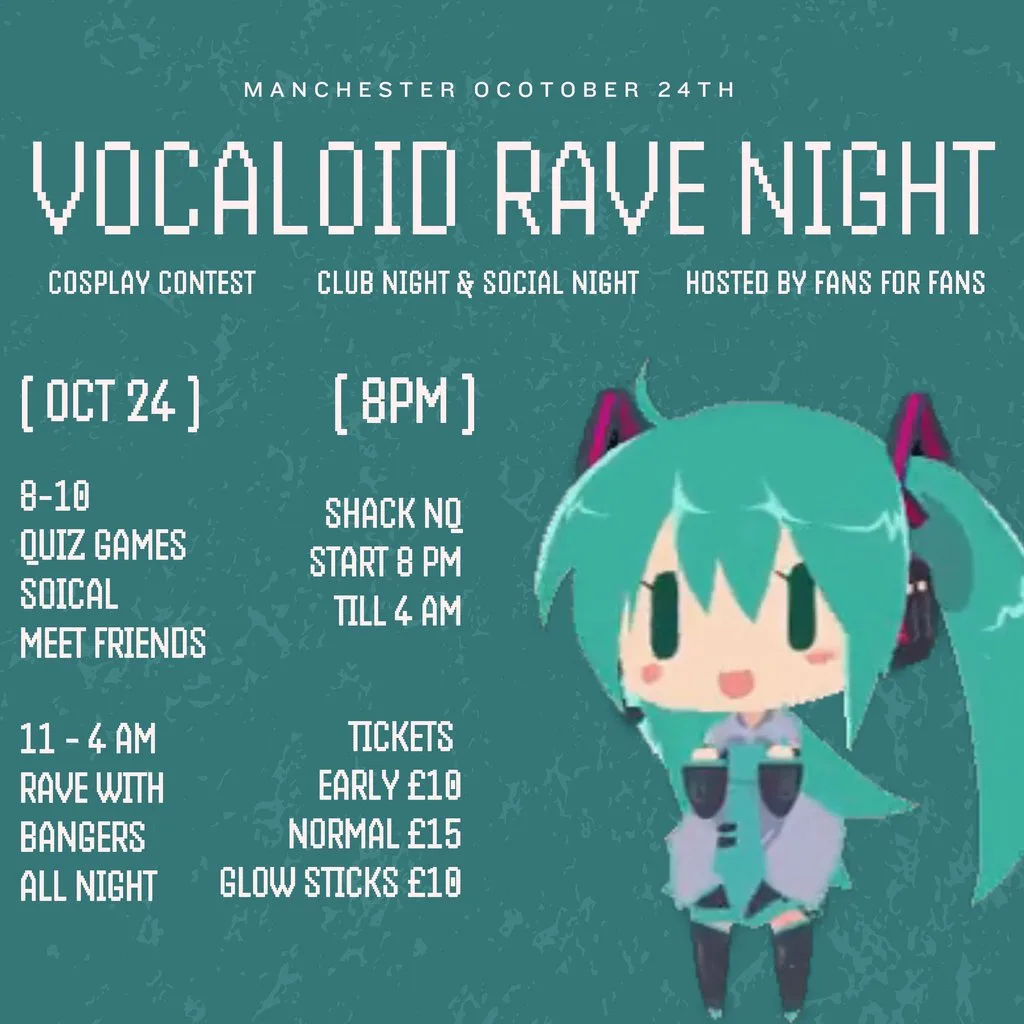 Vocaloid Fan Rave at Shack Nq